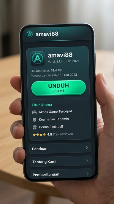 Panduan Unduh dan Instal APK amavi88 untuk Android