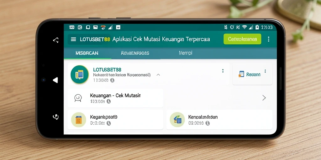 Antarmuka LOTUSBET88 untuk cek mutasi keuangan yang intuitif.